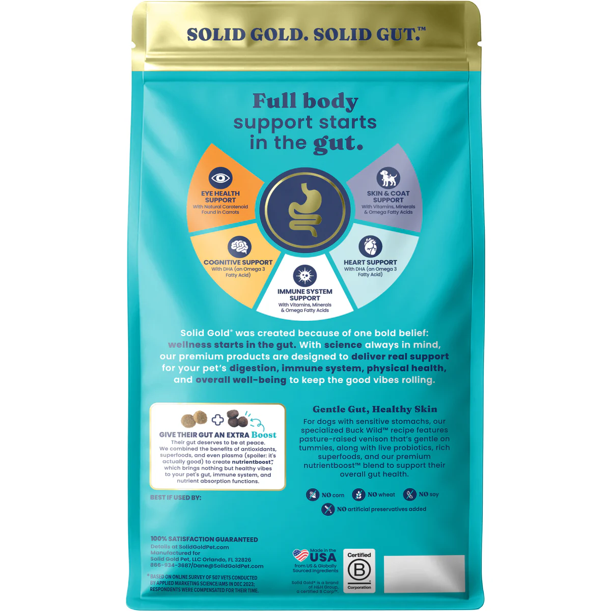 Nutrientboost™ Buck Wild™ Sensitive Stomach Dry Food for Adult Dogs - Image 6