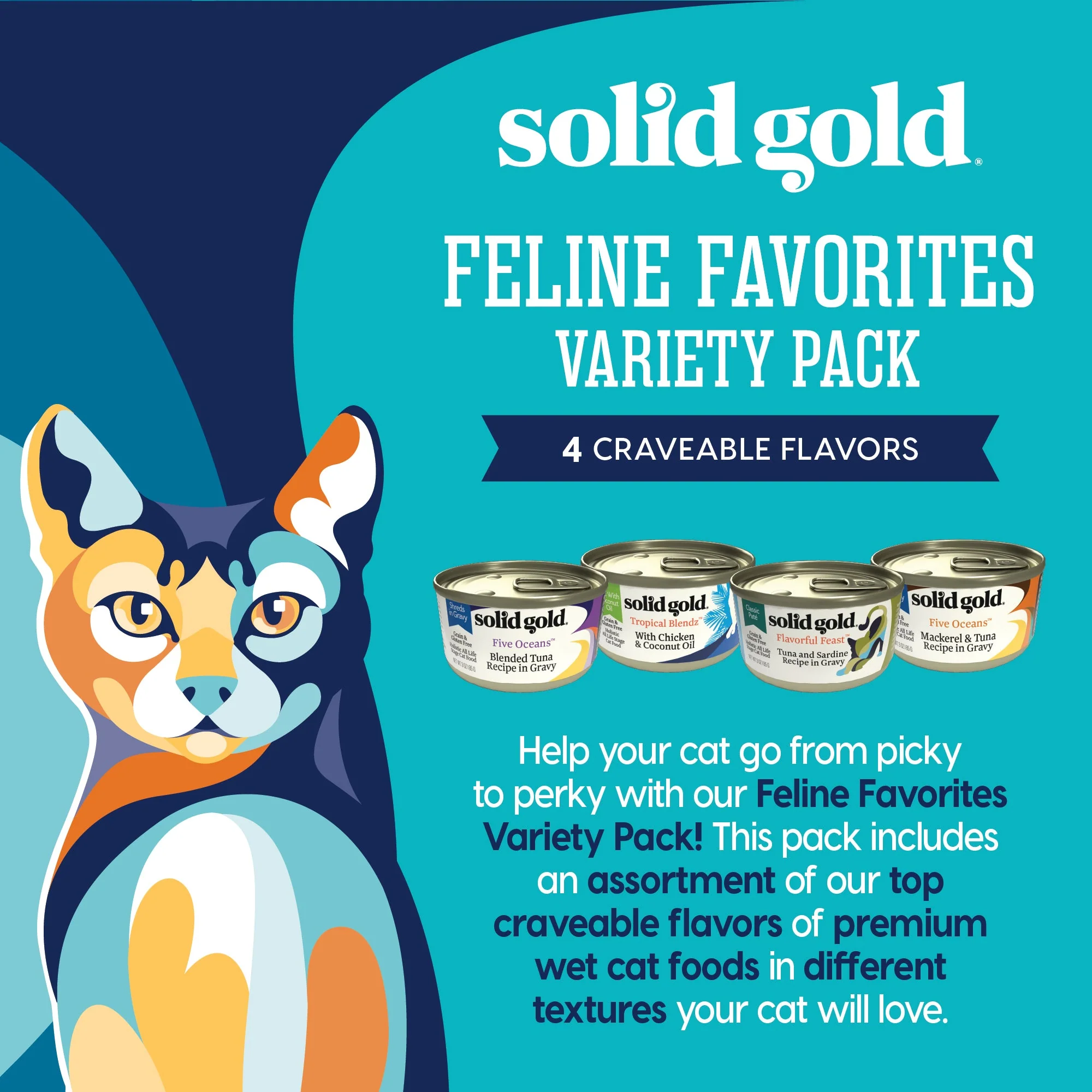 Feline Favorites Wet Food Variety 12 Pack for Cats - Image 6