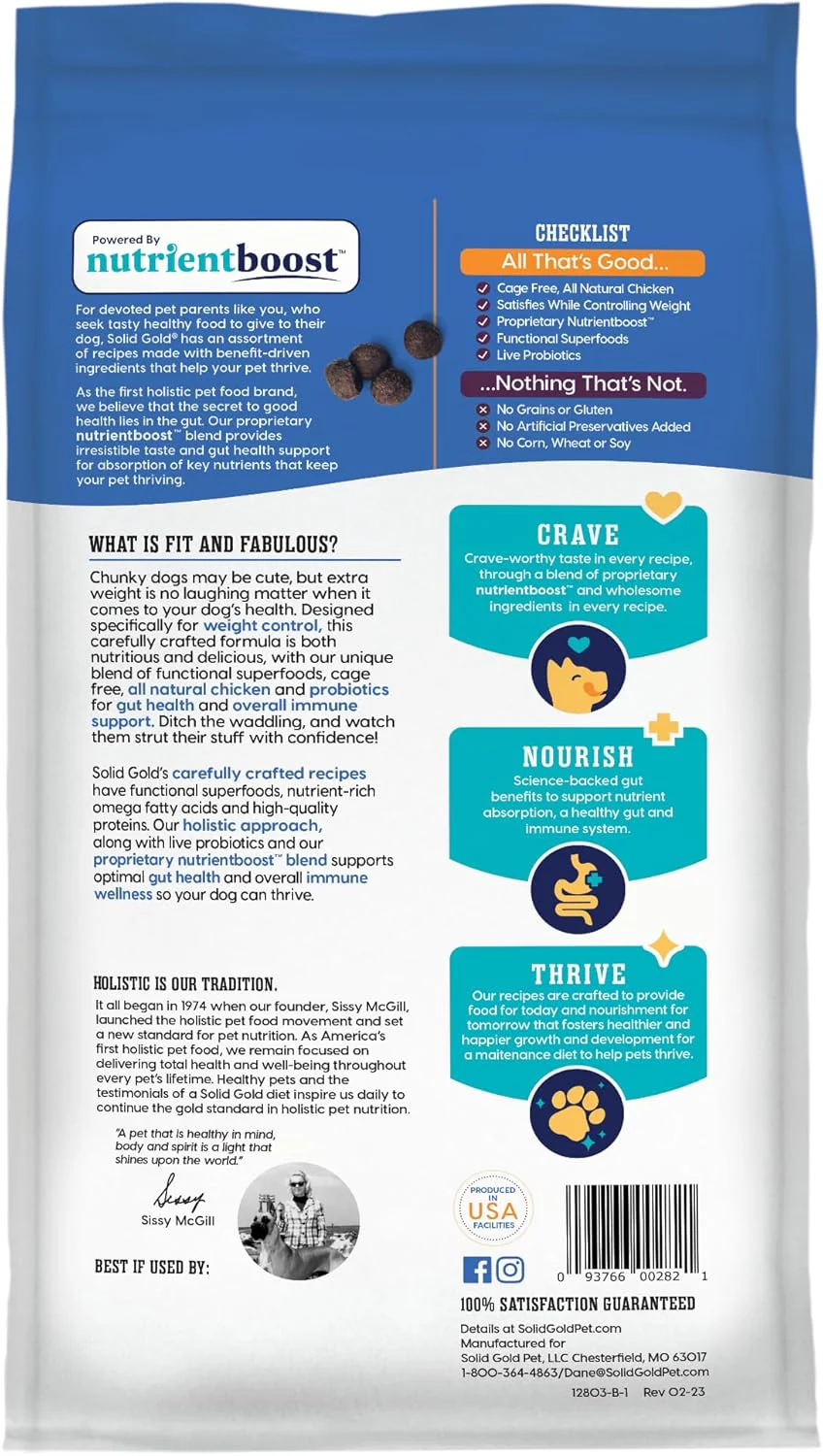 Nutrientboost™ Fit and Fabulous™ Chicken Dry Food for Adult Dogs - Image 12