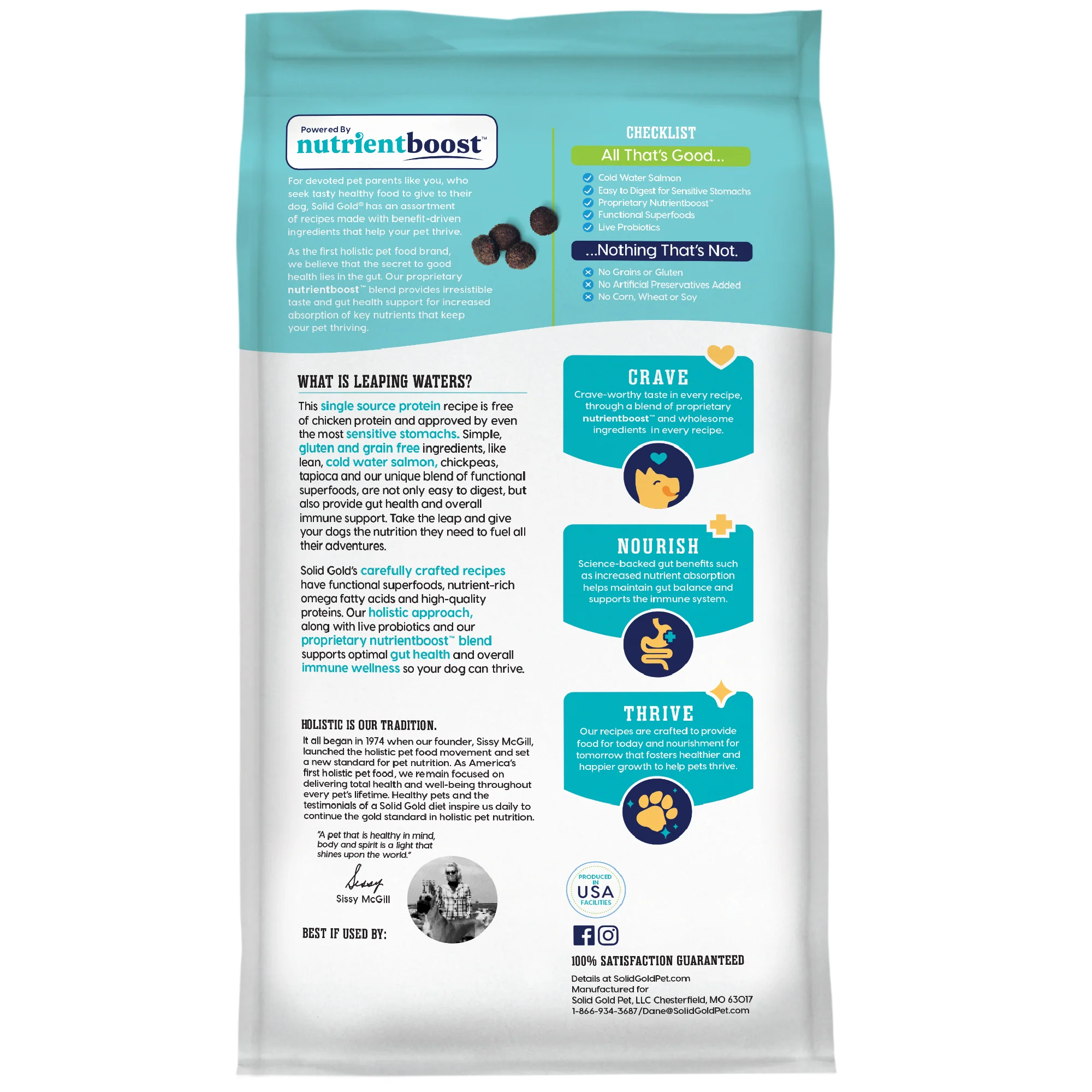 Nutrientboost™ Leaping Waters™ Sensitive Stomach Dry Food for Dogs - Image 12