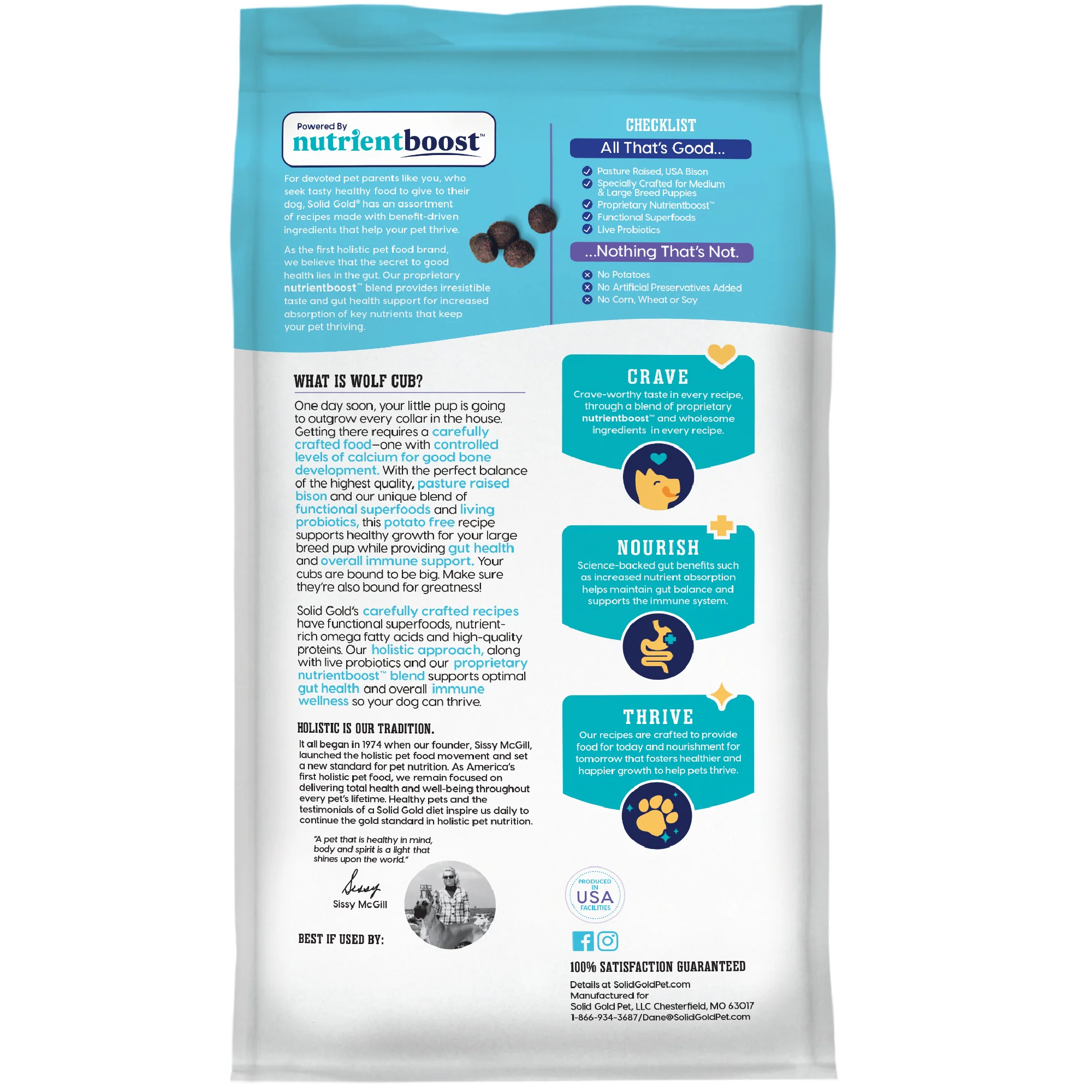 Wolf Cub Dry Dog Food for Large Breed Puppies - Image 12