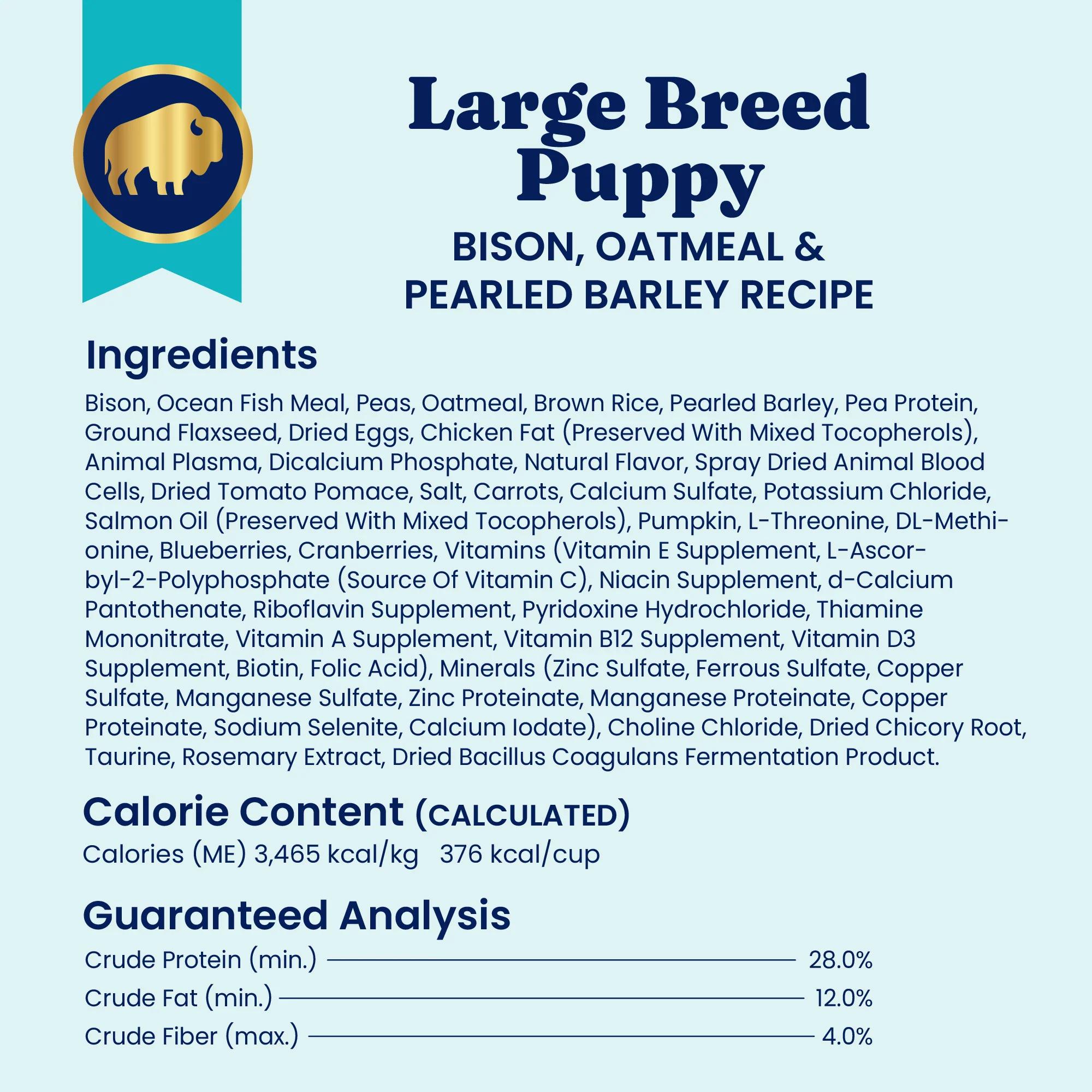Wolf Cub Dry Dog Food for Large Breed Puppies - Image 9