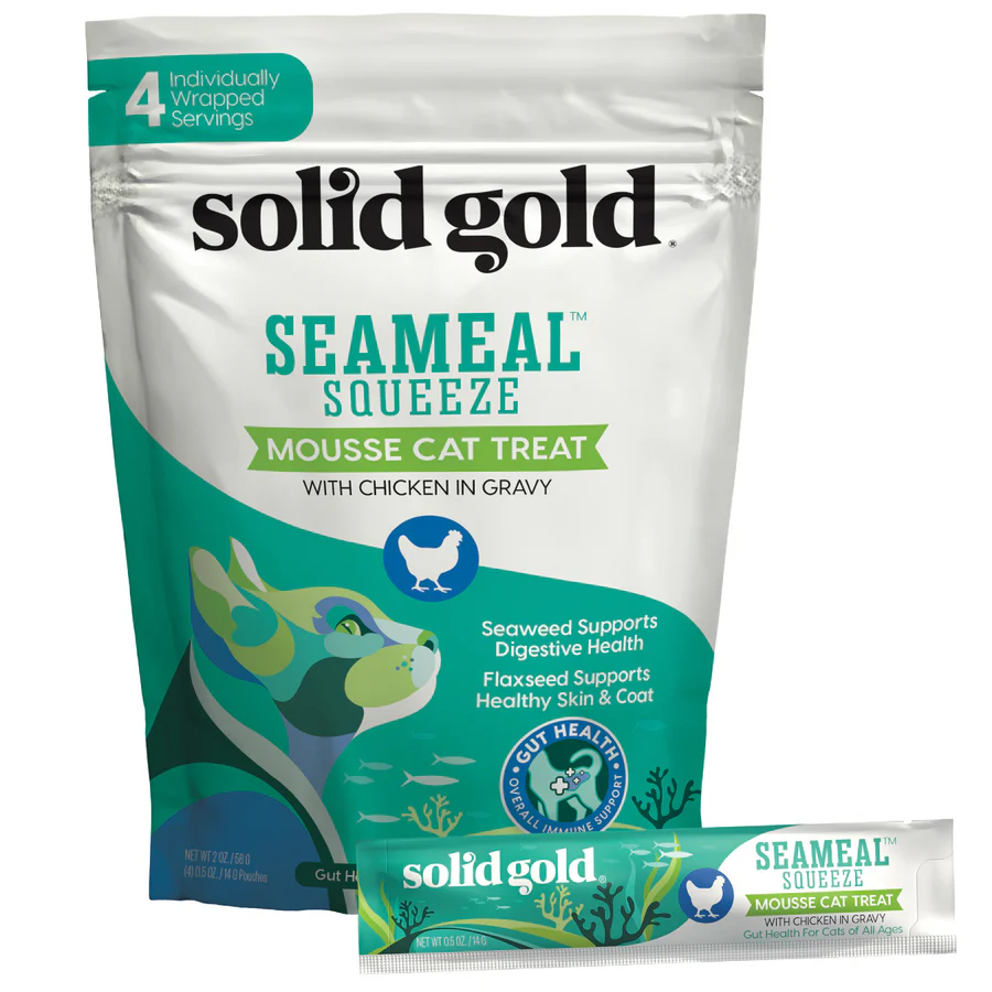 SeaMeal™ Squeeze Chicken Flavor Mousse Treat for Cats - Image 3