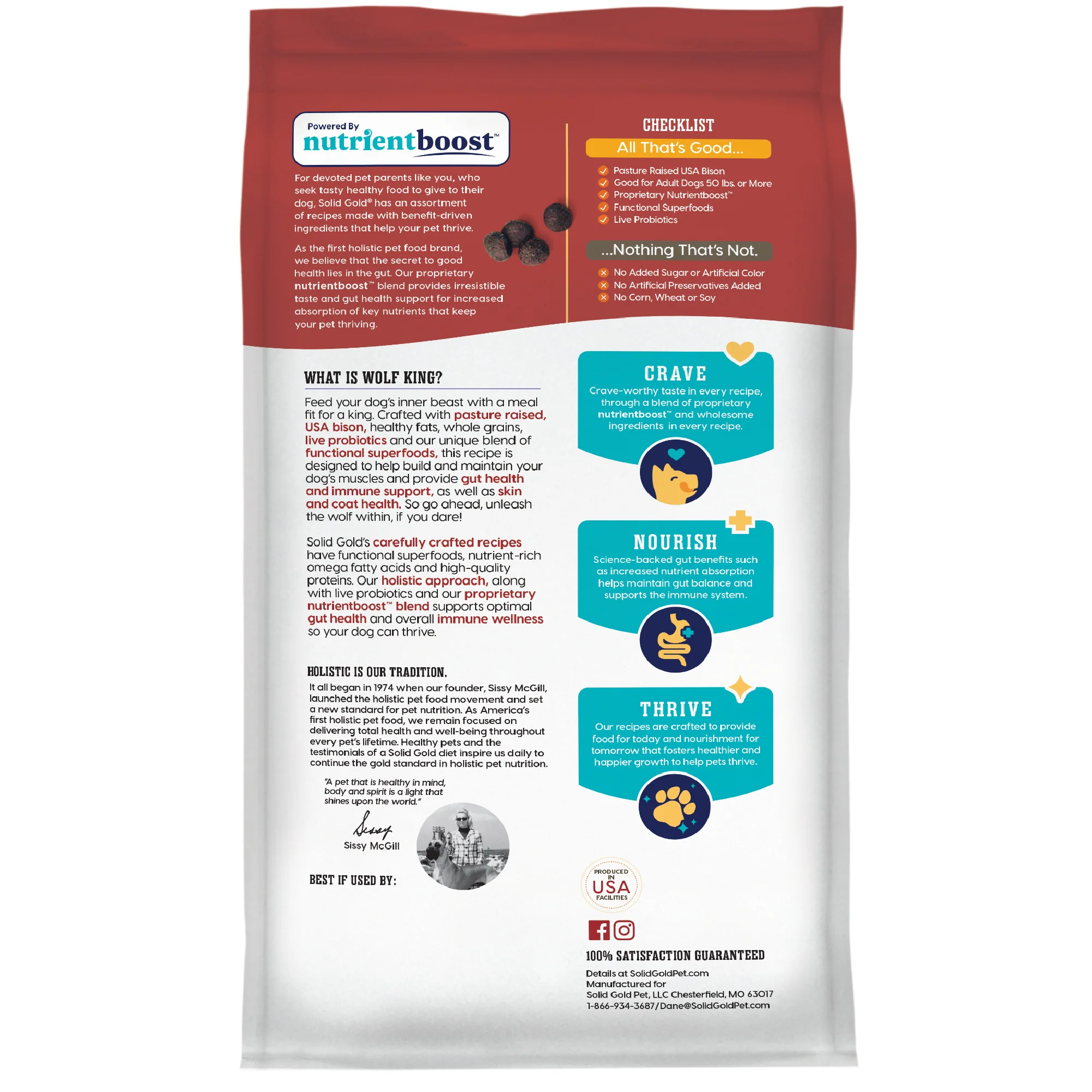 Nutrientboost™ Wolf King™ Dry Food for Large Breed Dogs - Image 12